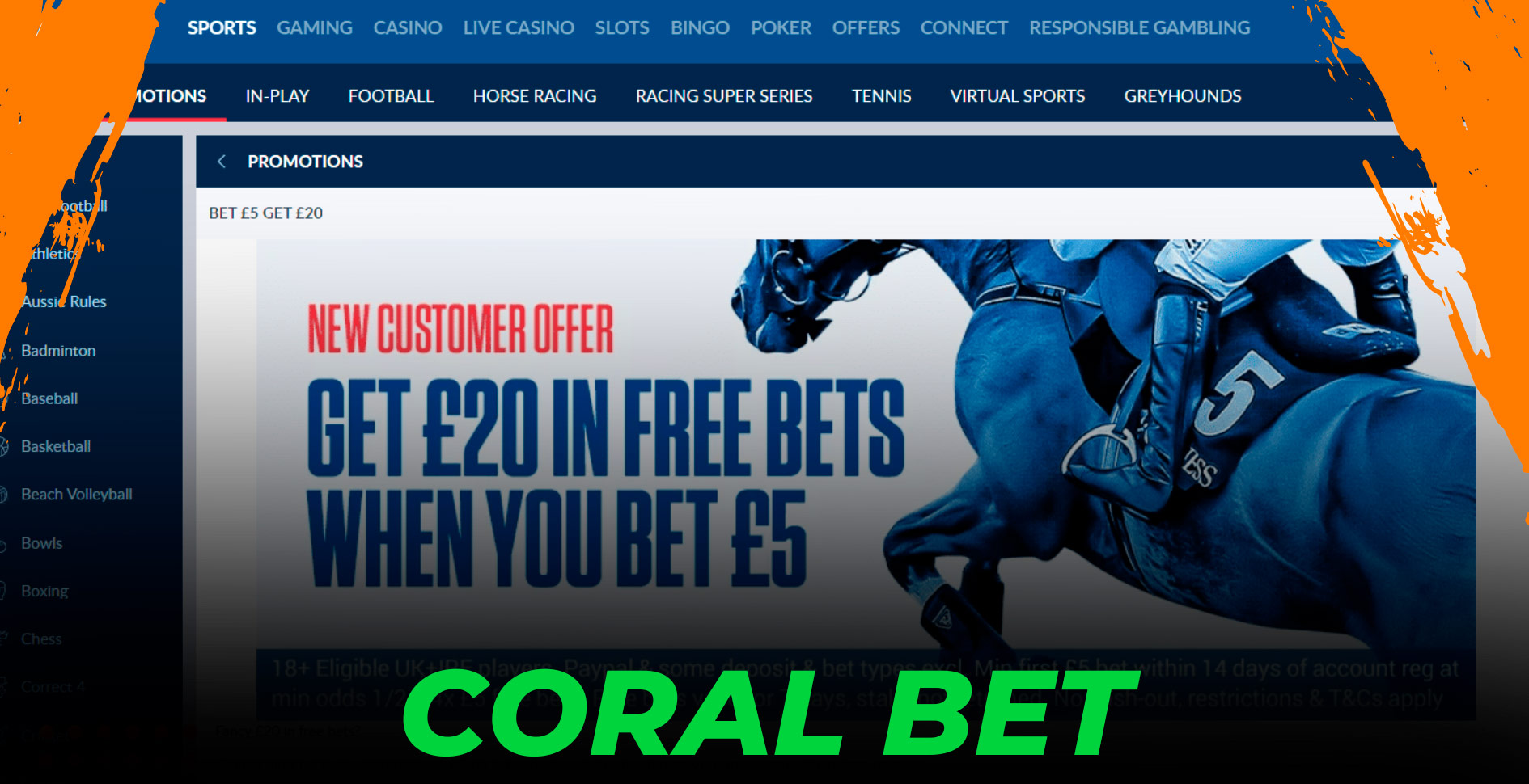 Coral Online Bookmaker